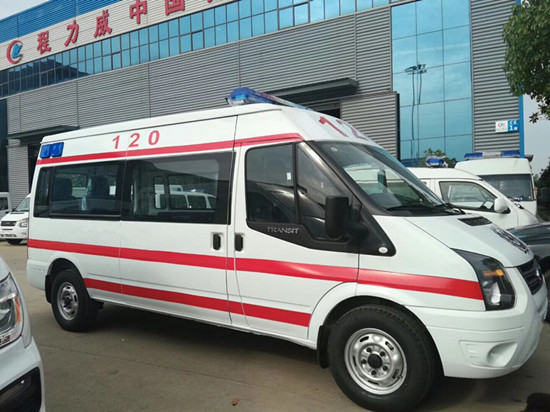 福特新世代V348長(zhǎng)軸中頂救護(hù)車（國六）